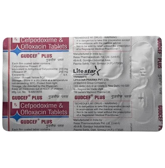 gudcef plus tablet 10's